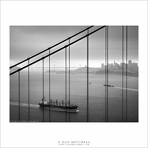 Morning Ships - San Francisco Bay