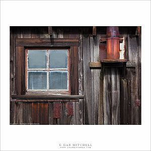 Window and Rusted Chimney
