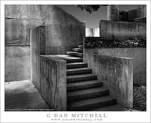 Steps and Concrete Walls, Night