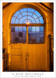 Exit, Yellow Doors, Blue Windows