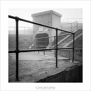 Railings and Fog, Battery Spencer