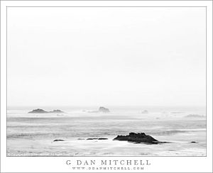 RocksSurfFogSkyBWHighKey20110721 001