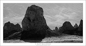 Pinnacles And Desert Mountains