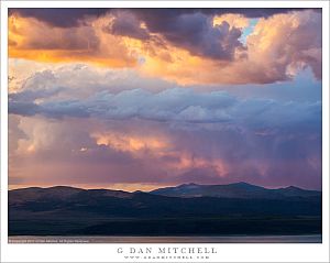 Evening Storm Clouds, Mountains