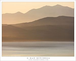 Dawn, Desert Mountains, Lake