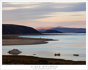 Mono Lake Shoreline, Evening