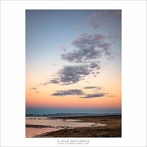 Mono Lake, Earth Shadow, Clouds