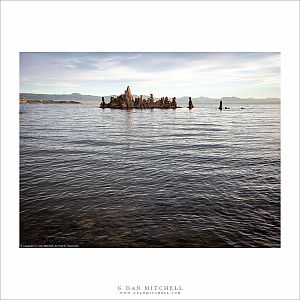 Lake, Tufa, and Morning Clouds