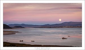 Autumn Moon Rising, Mono Lake