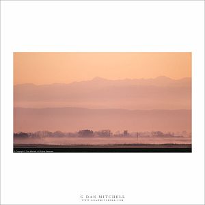 Morning Fog and Haze, Distant Mountains