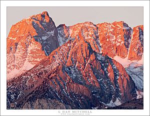 Mount Humphreys and the Sierra Crest, Dawn