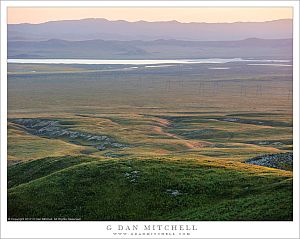 Sunset, Carrizo Plain