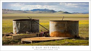 Water Tanks, Mountains and Plain