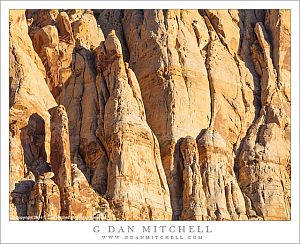 Weathered Cliff, Evening Light